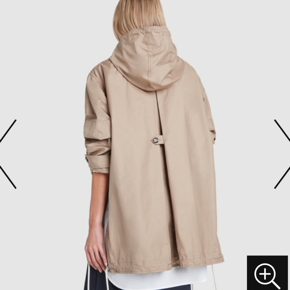 G.label Italy Gwyneth P Burberry beige cape coat - Picture 3 of 8